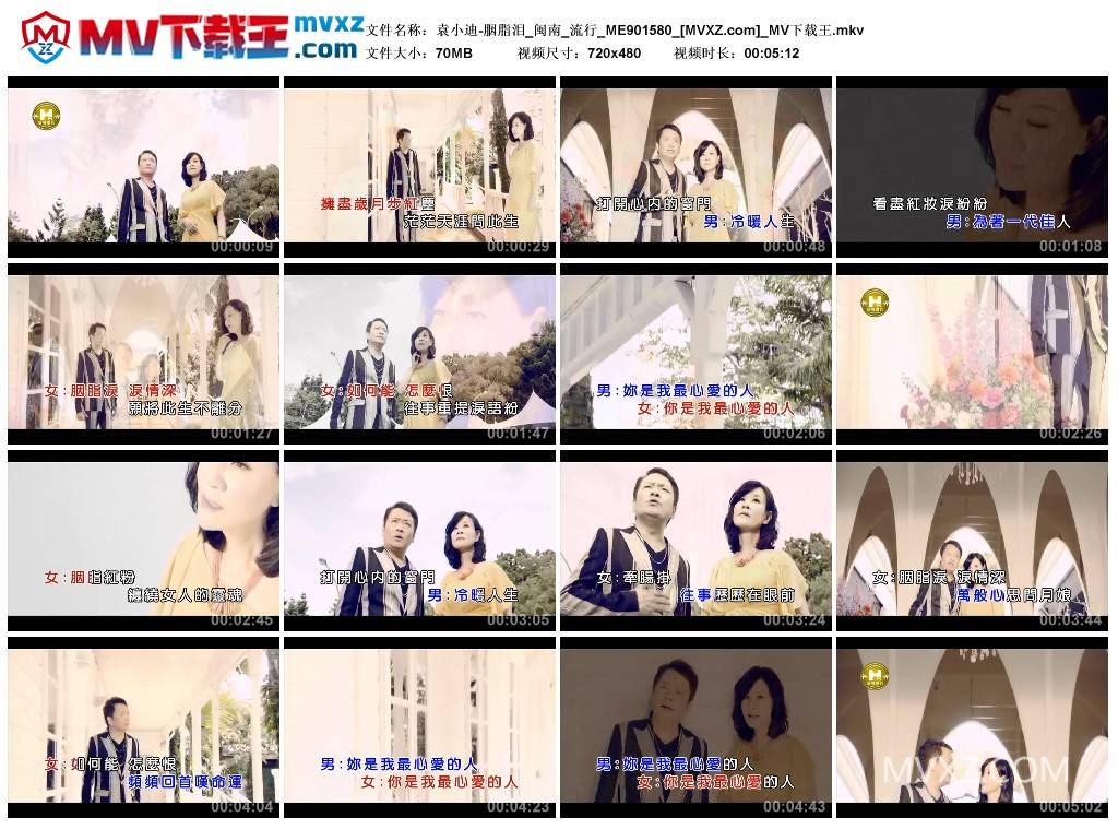 袁小迪-胭脂泪_闽南_流行_ME901580